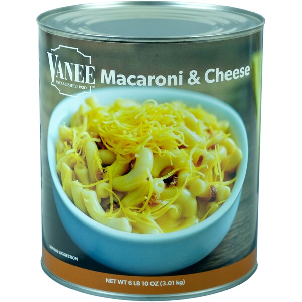 Vanee Vanee Macaroni And Cheese 106 oz., PK6 490MC-VAN | Zoro